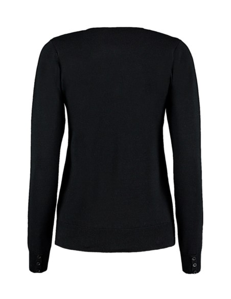 KUS-KK355-Cardigan col rond à manches longues Arundel Femme 2